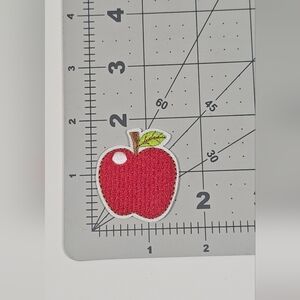 Apple Iron On Patch Embroidered Applique Patches Sew on